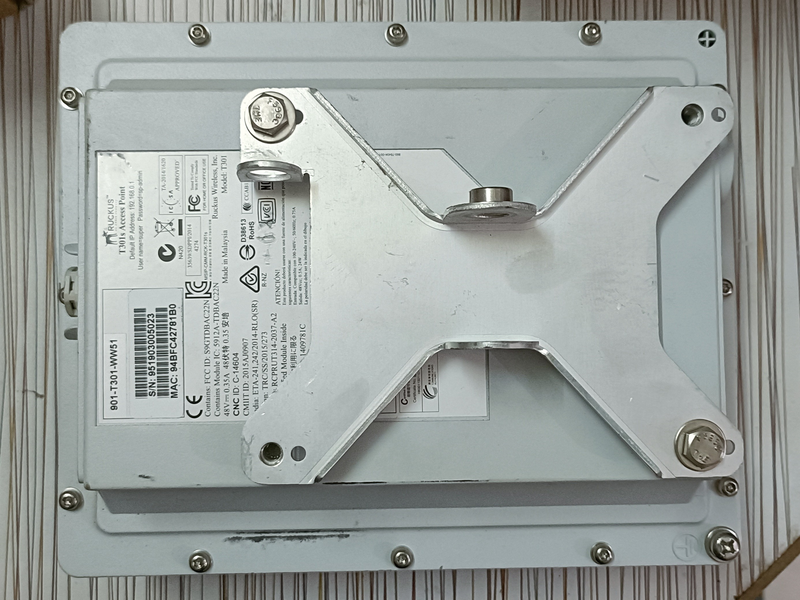 Ruckus T301s Outdoor Access Point (901-T301-WW51), back label