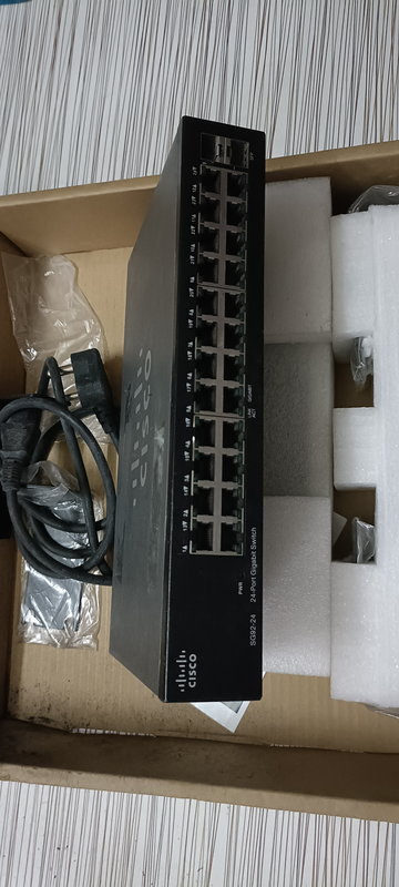 Cisco SG92-24 24-Port Gigabit Switch, front