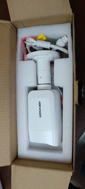 Hikvision AcuSense CCTV Bullet Camera, camera in box